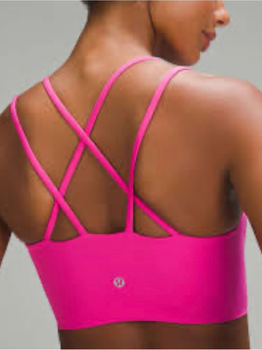 Lululemon Like a Cloud Longline Bra *Light Support, B/C Cup Pink Flare